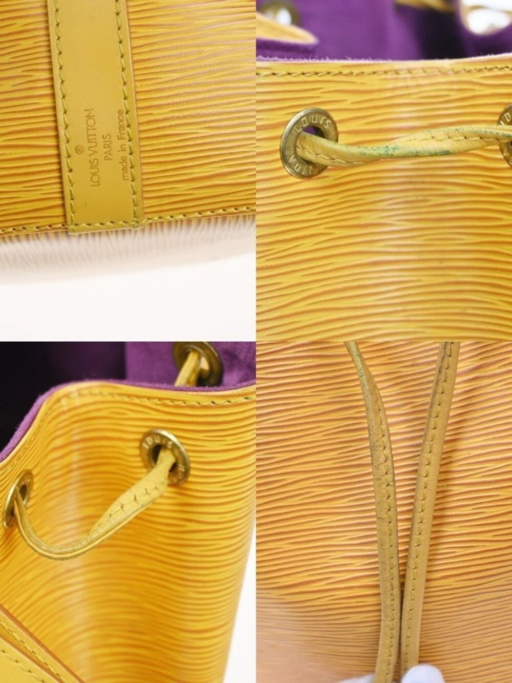 LOUIS VUITTON Petit Noe Drawstring Shoulder Bag Epi Leather YW M44109 85KC771 - Picture 11 of 14